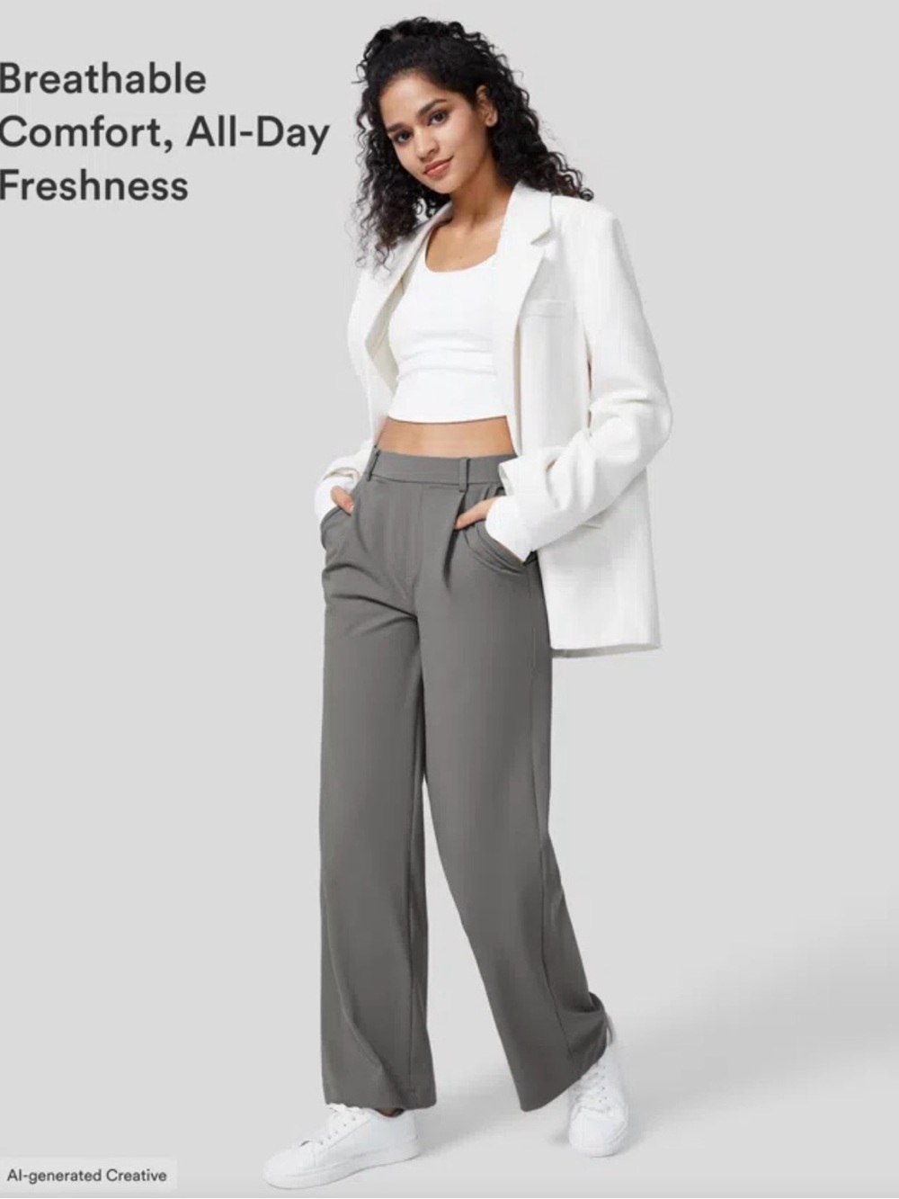 Halara Flex Day stretch High Waisted Pocket Straight Leg NWOT XS petite